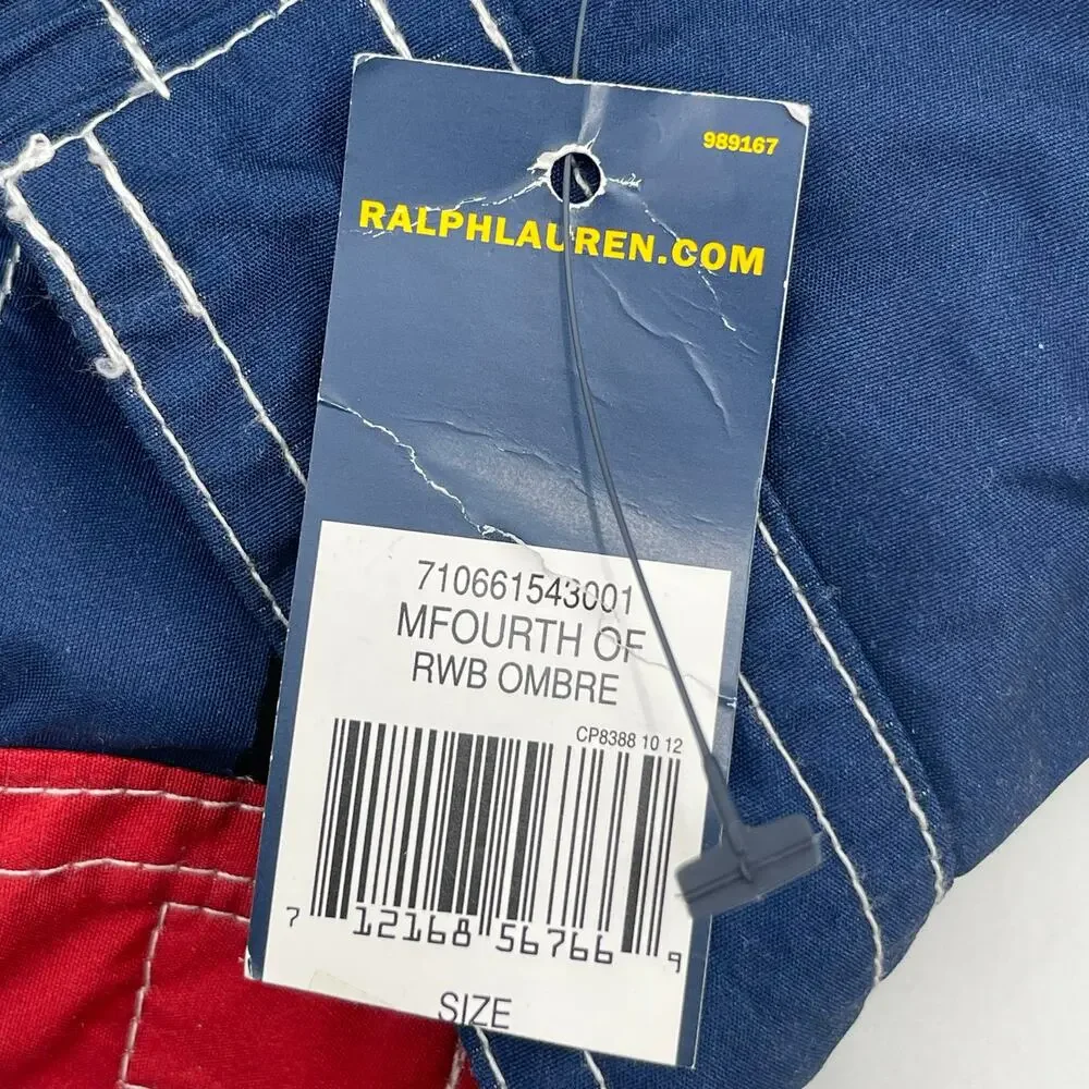 POLO RALPH LAUREN Swim Trunks SZ Small Men's Traveler Shorts Board Tie Dye NWT